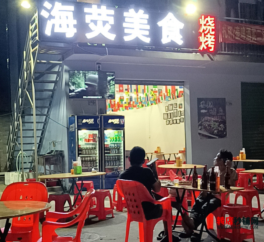 龙岗平湖 烧烤店 旺铺转让 可外摆